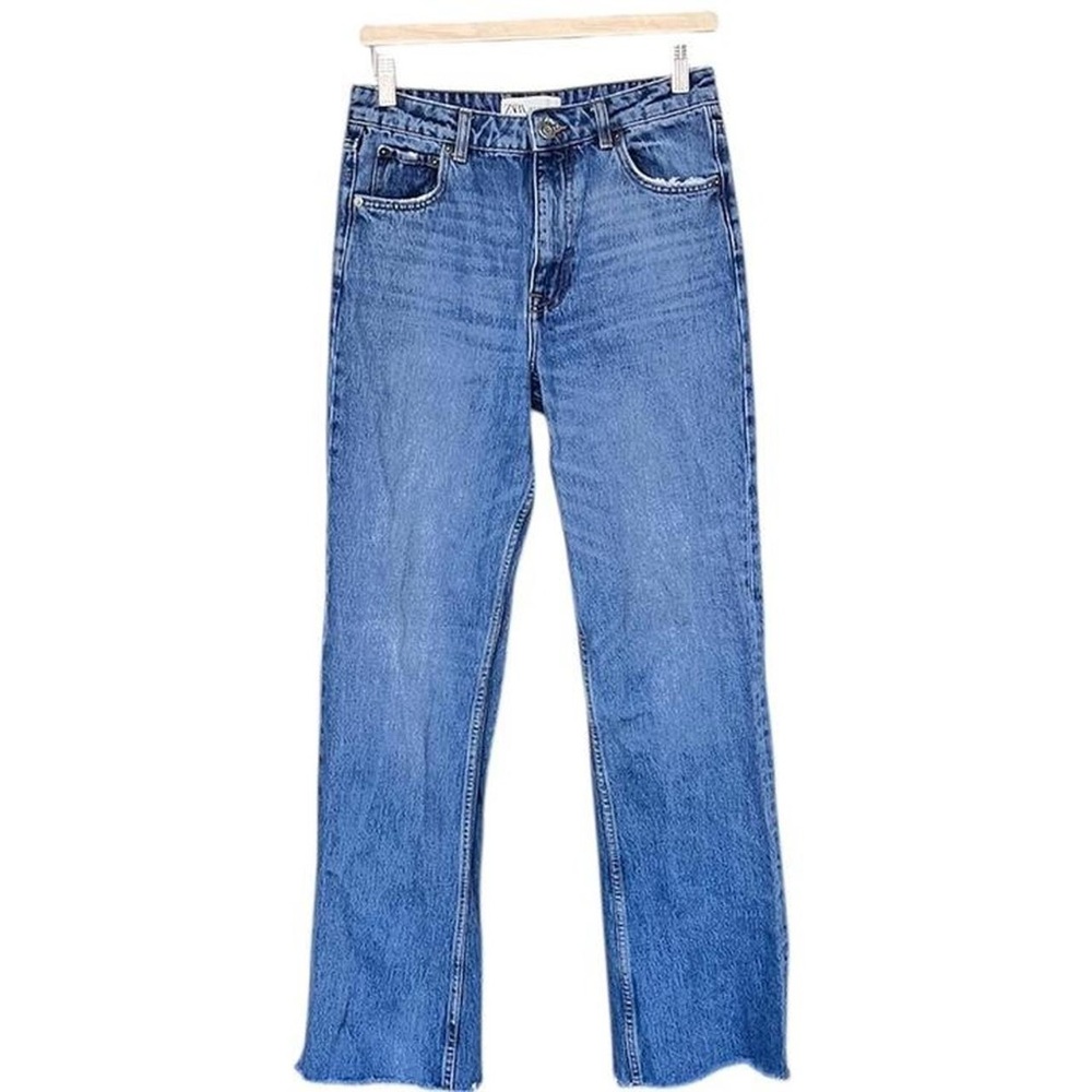 Zara Medium Wash High Waisted Jeans